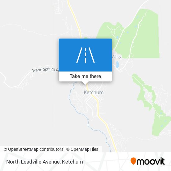 North Leadville Avenue map