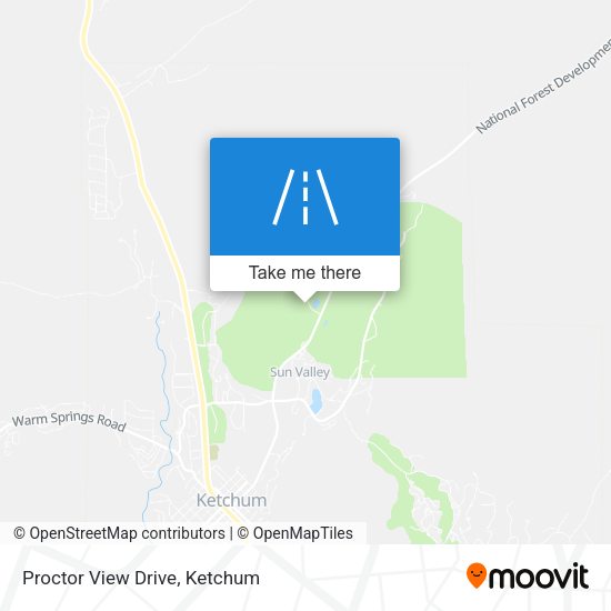 Proctor View Drive map