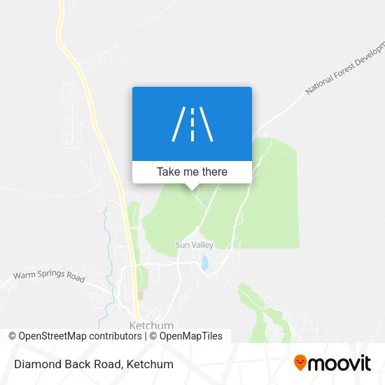 Diamond Back Road map