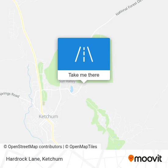 Hardrock Lane map