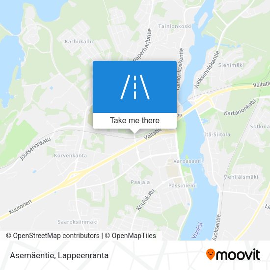 Asemäentie map