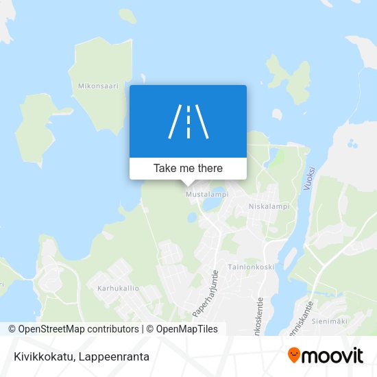 Kivikkokatu map