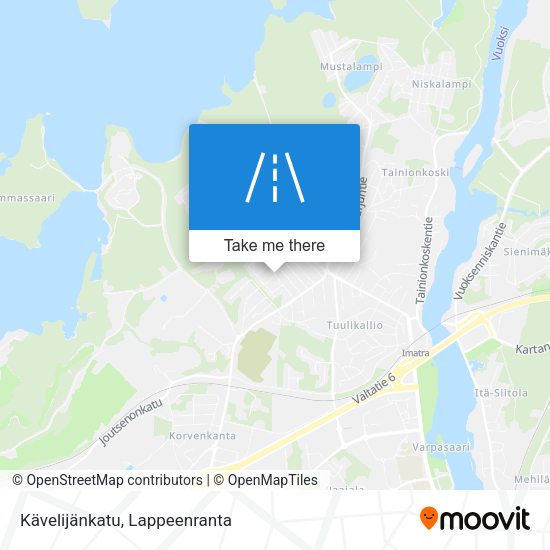 Kävelijänkatu map