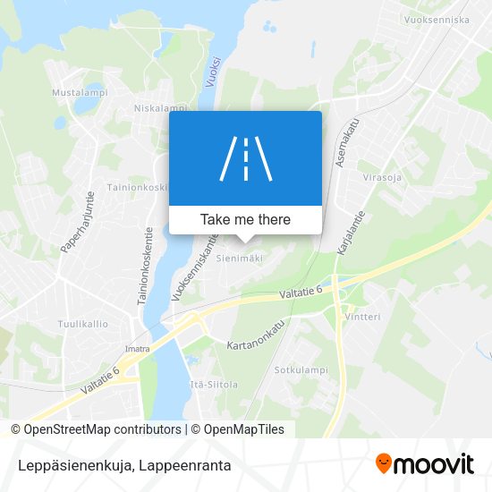 Leppäsienenkuja map