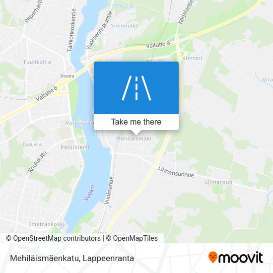 Mehiläismäenkatu map