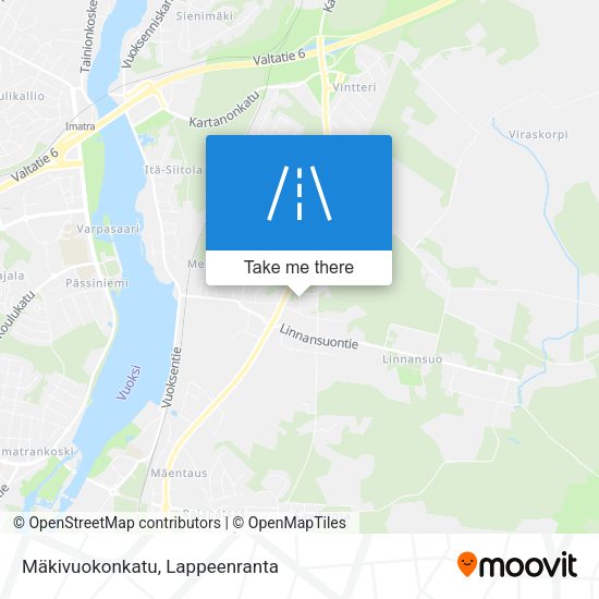 Mäkivuokonkatu map