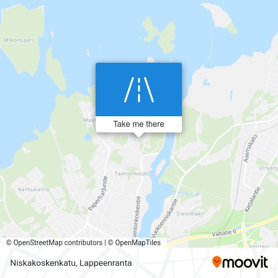 Niskakoskenkatu map