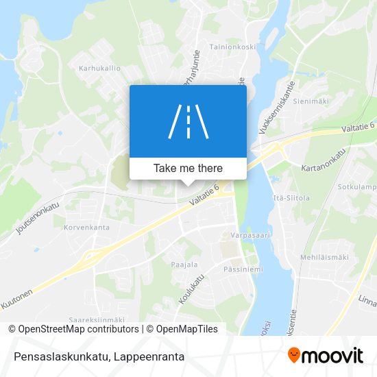 Pensaslaskunkatu map