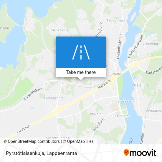 Pyrstötiaisenkuja map