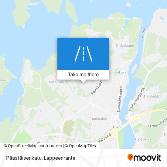 Päästäisenkatu map