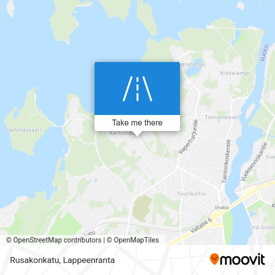 Rusakonkatu map