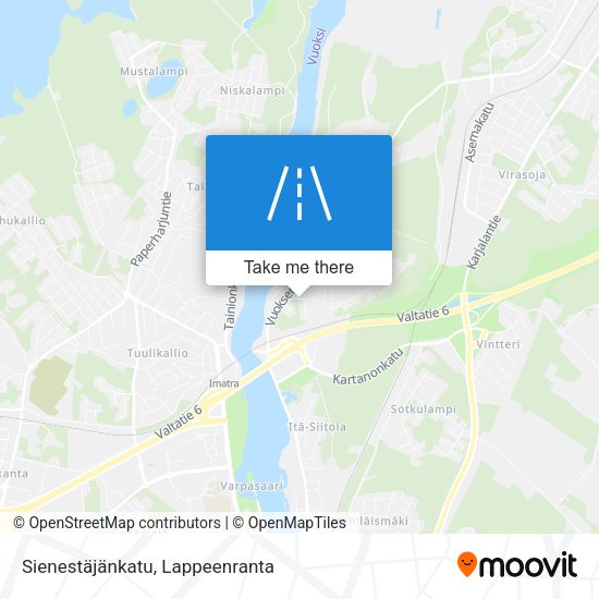 Sienestäjänkatu map