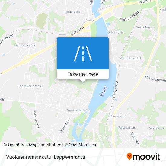 Vuoksenrannankatu map