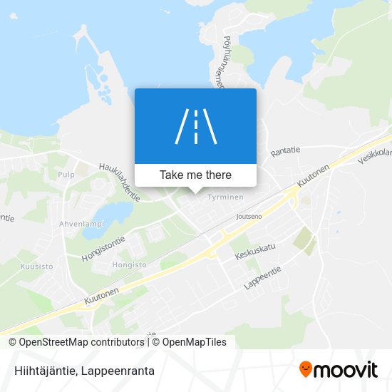 Hiihtäjäntie map
