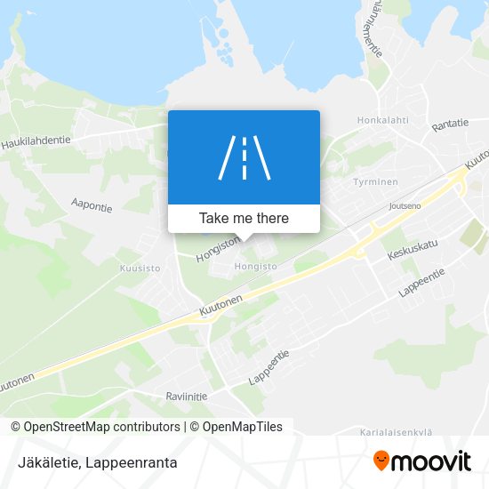 Jäkäletie map