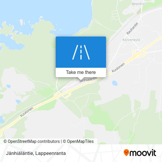 Jänhiäläntie map
