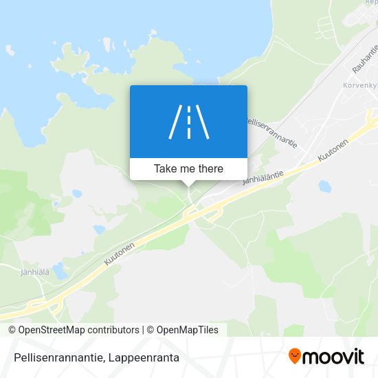 Pellisenrannantie map