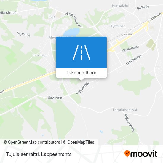 Tujulaisenraitti map