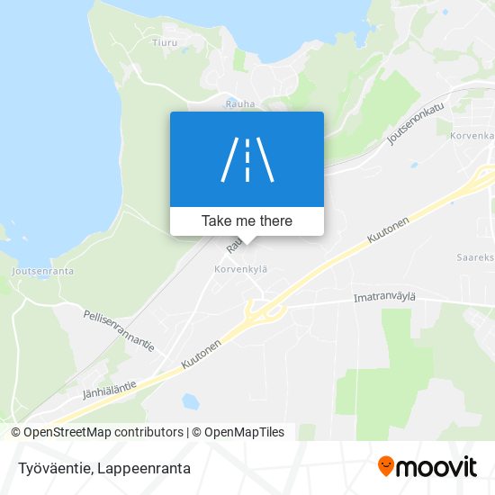 Työväentie map