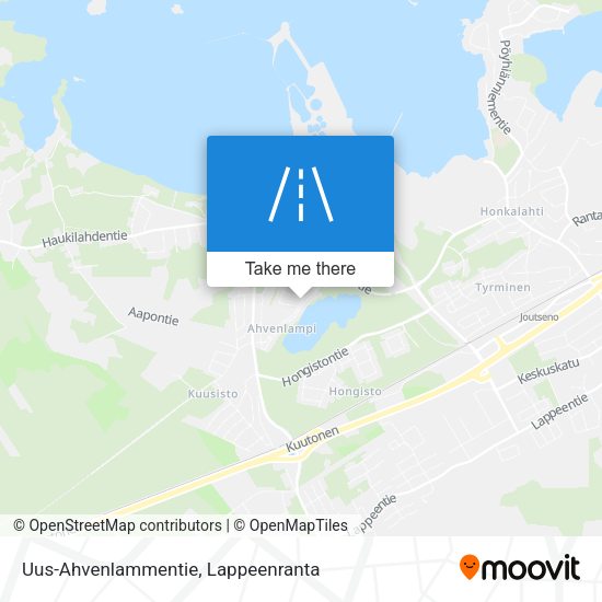 Uus-Ahvenlammentie map
