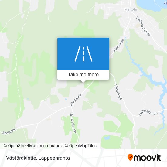 Västäräkintie map