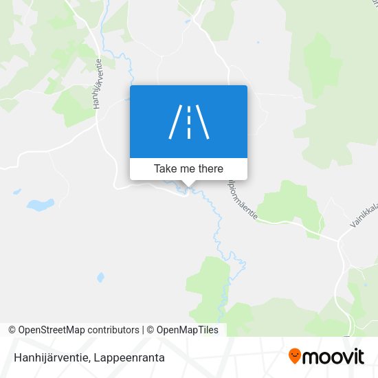 Hanhijärventie map