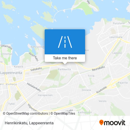 Henrikinkatu map