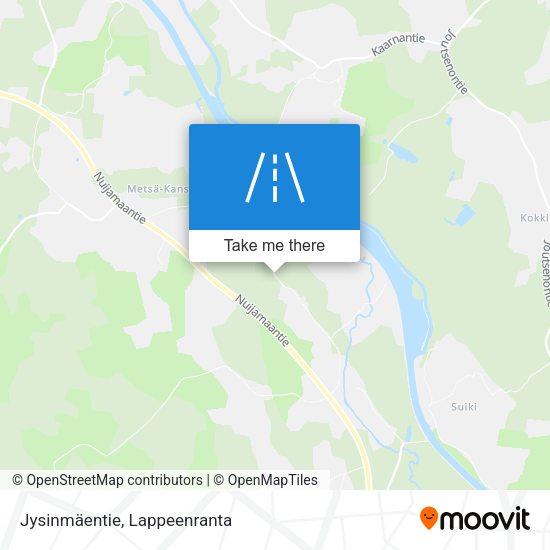 Jysinmäentie map