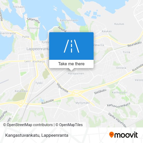 Kangastuvankatu map