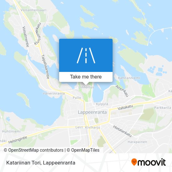 Katariinan Tori map