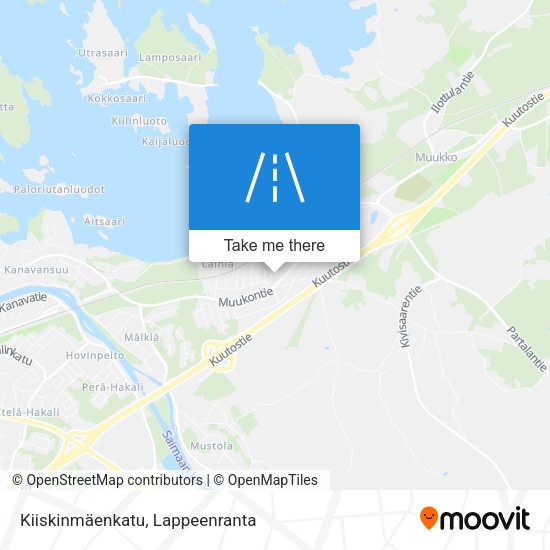 Kiiskinmäenkatu map