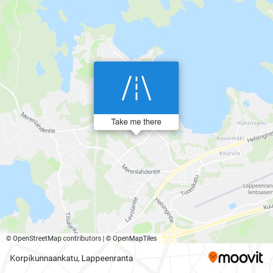 Korpikunnaankatu map