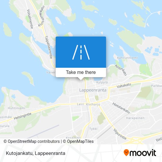 Kutojankatu map