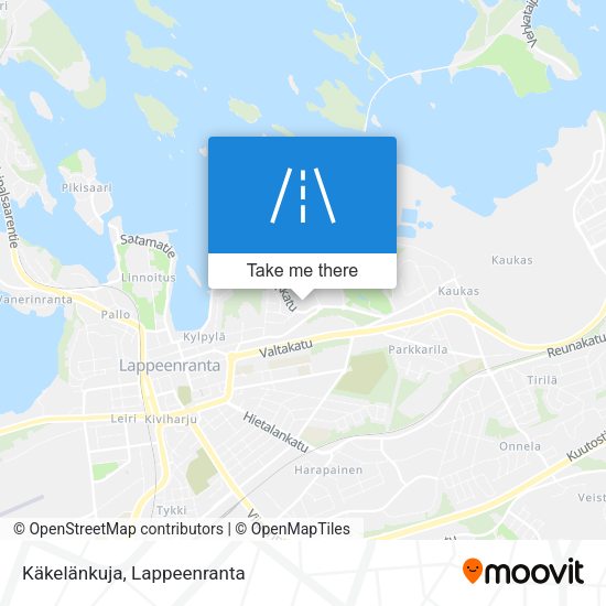 Käkelänkuja map