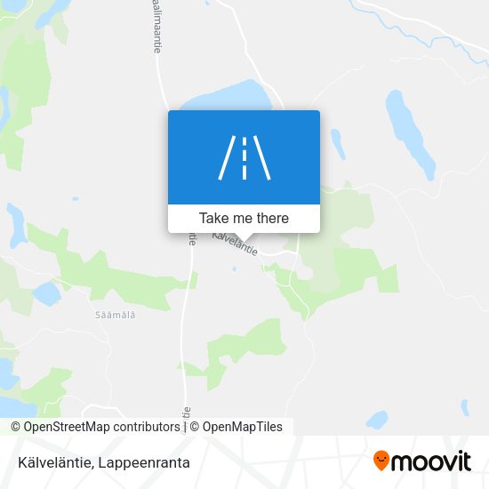 Kälveläntie map