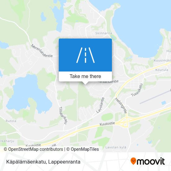 Käpälämäenkatu map