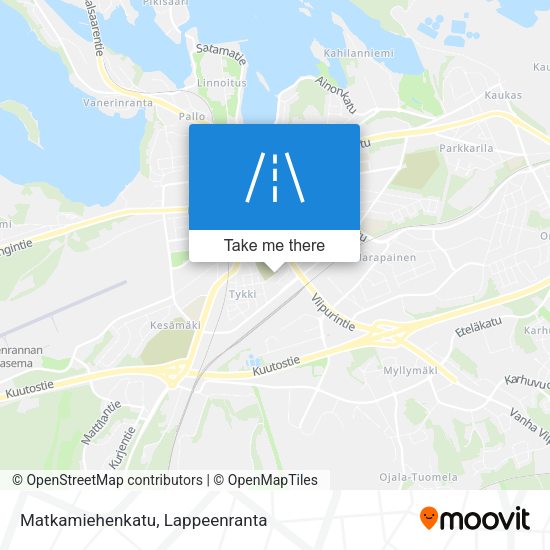 Matkamiehenkatu map