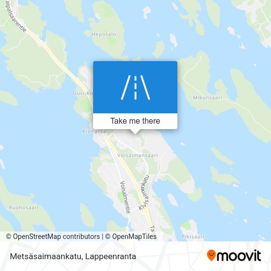 Metsäsaimaankatu map