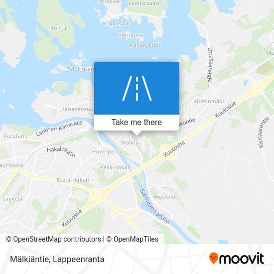 Mälkiäntie map
