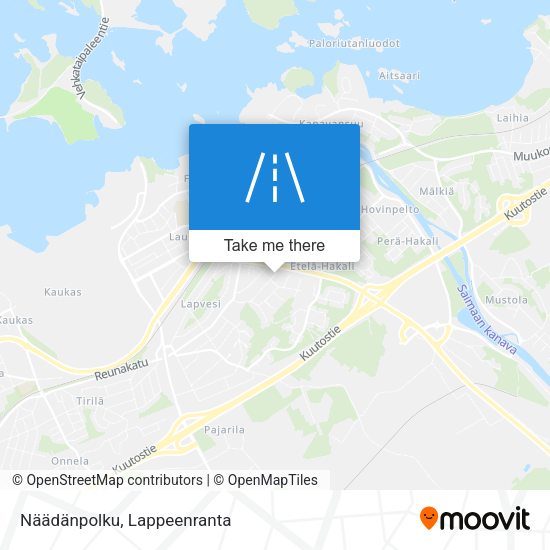 Näädänpolku map