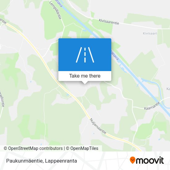 Paukunmäentie map