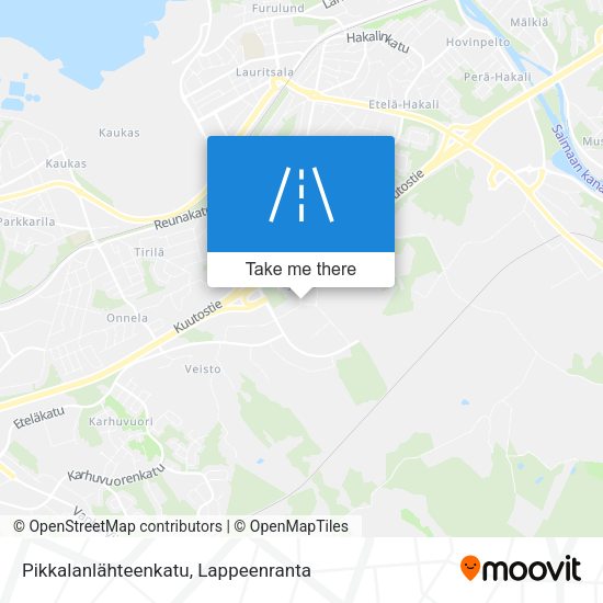 Pikkalanlähteenkatu map