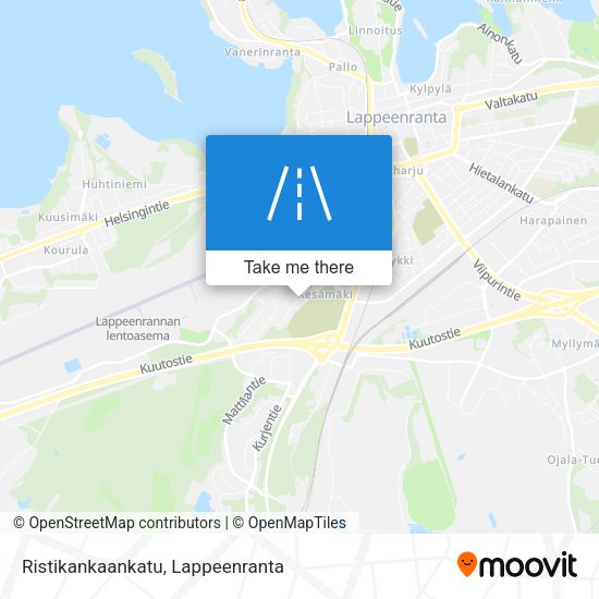 Ristikankaankatu map