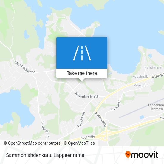 Sammonlahdenkatu map