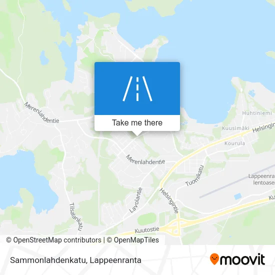 Sammonlahdenkatu map