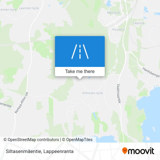 Siltasenmäentie map