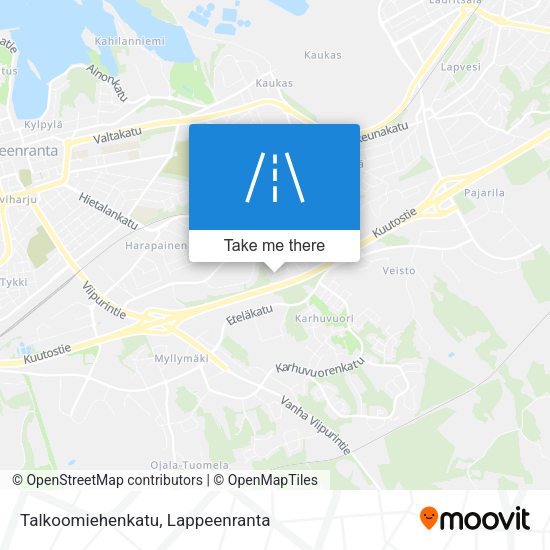 Talkoomiehenkatu map
