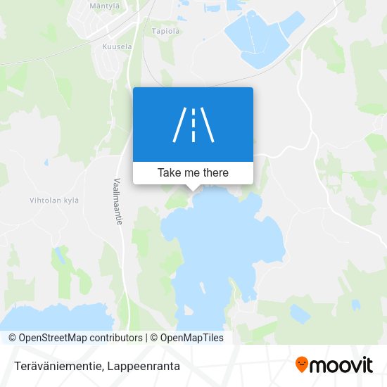 Teräväniementie map