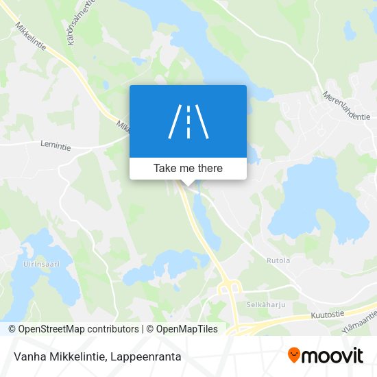 Vanha Mikkelintie map