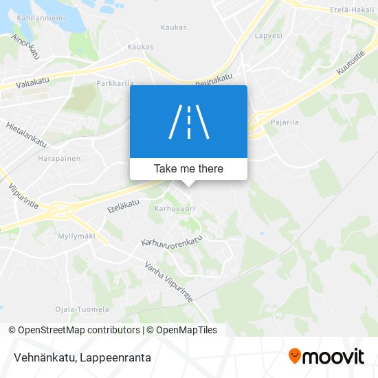 Vehnänkatu map